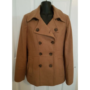J.Crew Camel Wool Peacoat